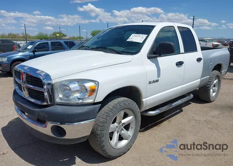 2008 Dodge Ram 1500 Slt z USA, uszkodzony, nr VIN 1D7HA18N98S537607